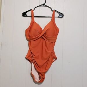 Vibrant Orange Swimsuit By Cupshe NEW* Size Large